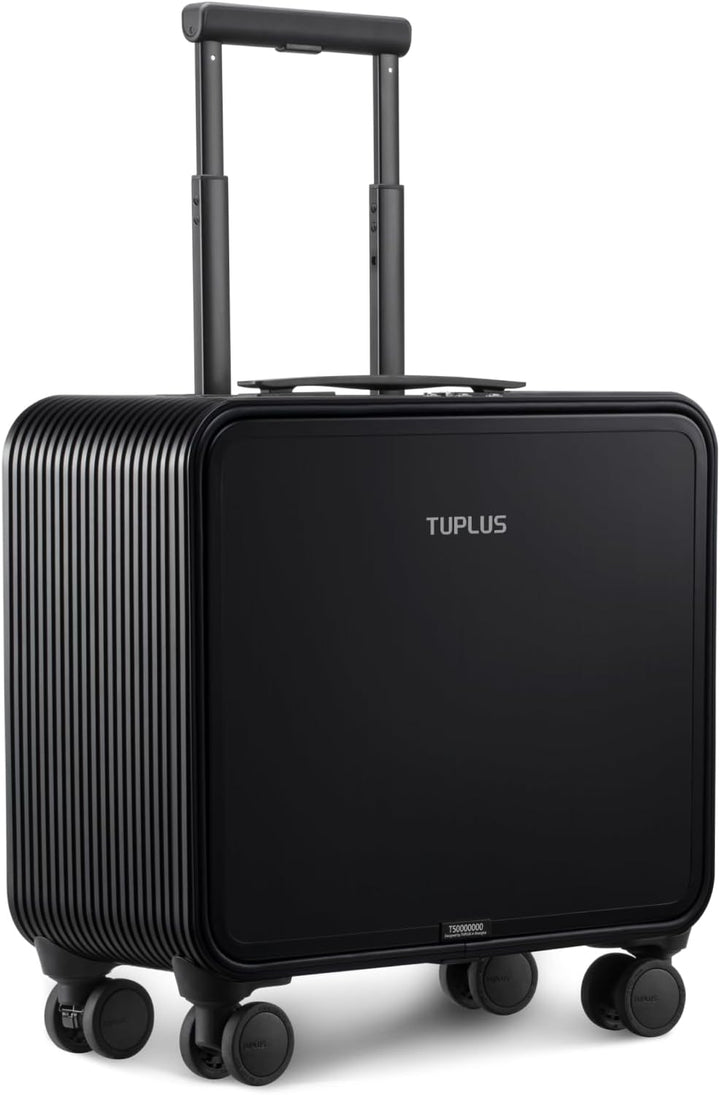 TUPLUS Koffer Aluminium Trolley Rollkoffer mit 4 Rollen Reisekoffer Handgepäck Hartschalenkoffer mit