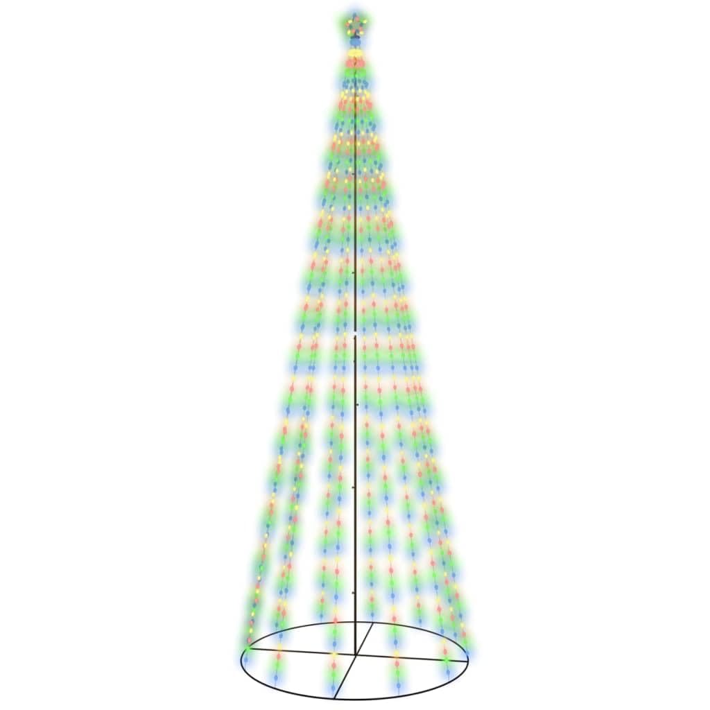 vidaXL LED Weihnachtsbaum Kegelform Tannenbaum Lichterbaum Weihnachtsdeko Stern Beleuchtung Aussen B