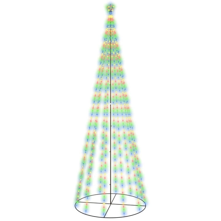 vidaXL LED Weihnachtsbaum Kegelform Tannenbaum Lichterbaum Weihnachtsdeko Stern Beleuchtung Aussen B