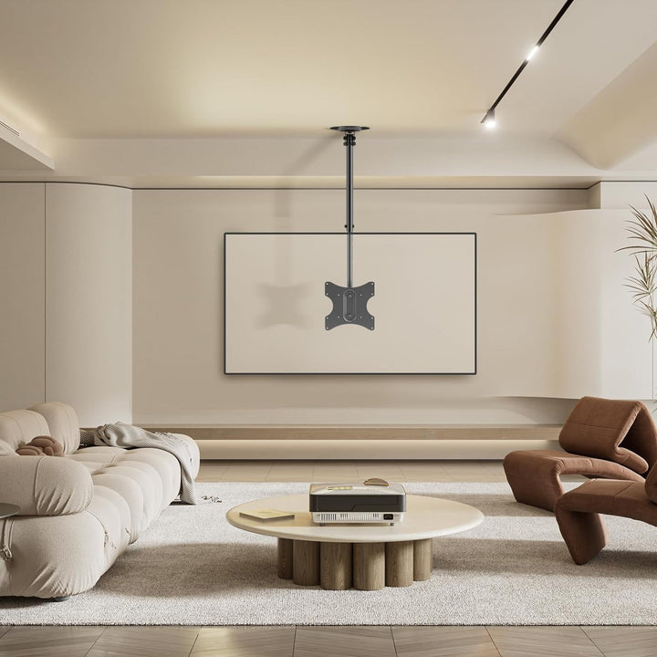 suptek TV Deckenhalterung, TV Halterung Decke für die meisten 23-43 Zoll Fernseher, Schwenkbar und N