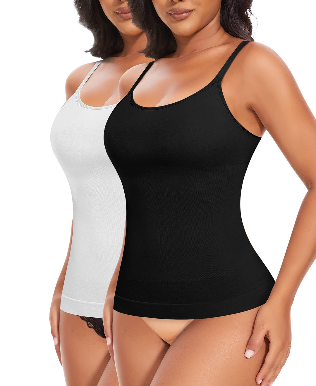 YARRCO Shape Unterhemd Damen Tank Top Bauchweg Shapewear Sport Tanktop Figurformendes Trägertop Body