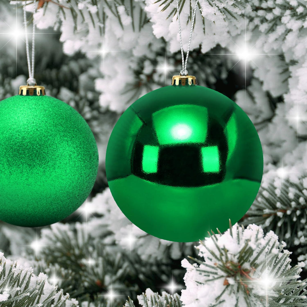 Benjia Weihnachtskugeln Gross Aussen, Dekokugel Wetterfeste Riesen Grosse Gross XXL Outdoor Draussen