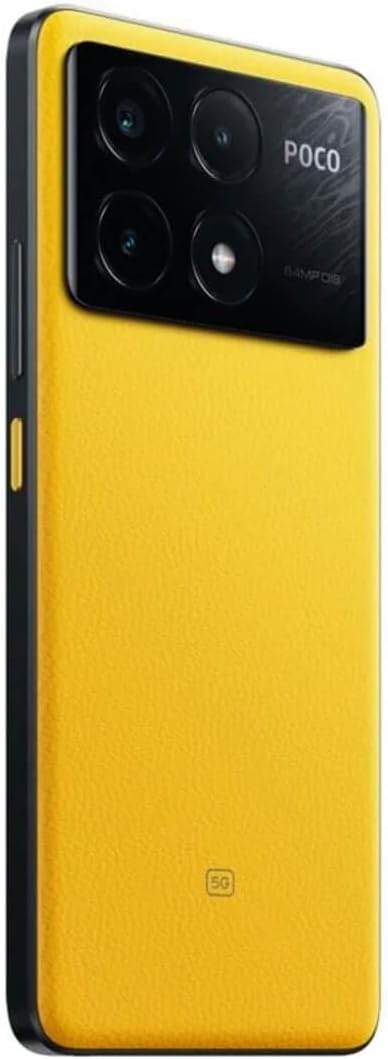 Poco X6 Pro 5G 16,9 cm (6.67") Double SIM USB Type-C 12 Go 512 Go 5000 mAh Jaune