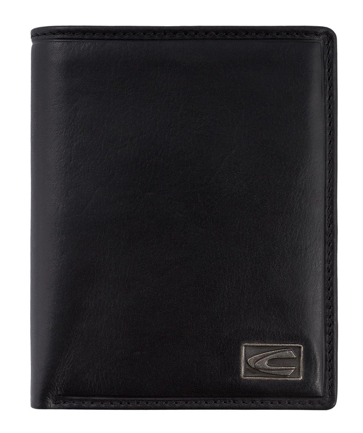 camel active bags Japan Herren Geldbörse RFID Hochformat Leder Mittelgross Schwarz 9,5 x 2 x 12,5 Sc