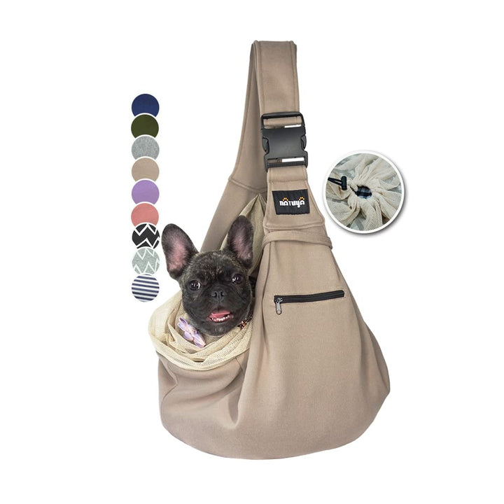 Hundetragetasche Tragetasche für Hunde NATUYA Träger mit Netztasche für Carrier Dogs Katzen-Hände Fr