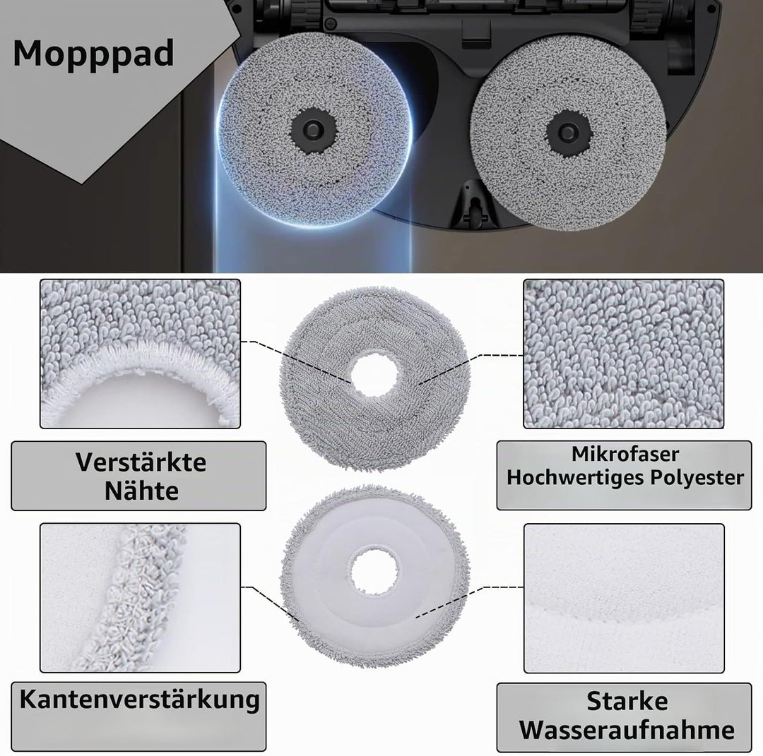 Zubehörset für Dreame X50 Ultra Complete/X50 Ultra/L50 Pro Ultra/X50 Master, L40s Ultra,Matrix10 Ult