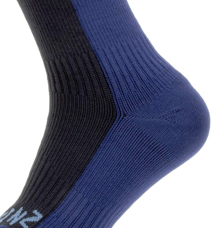 Sealskinz Unisex Kaltes Wasser Wasserdichte Socken Black / Navy Blue S, Black / Navy Blue S