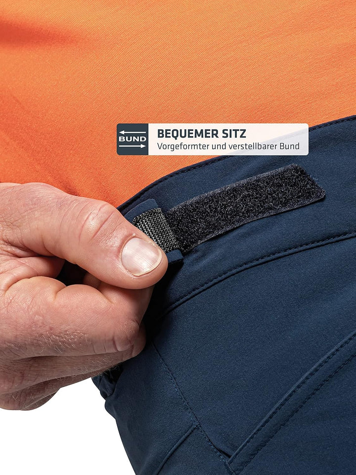 Schöffel Herren Shorts Algarve M, wasserabweisende Radlerhose, schnell trocknende Fahrradhose mit Ob