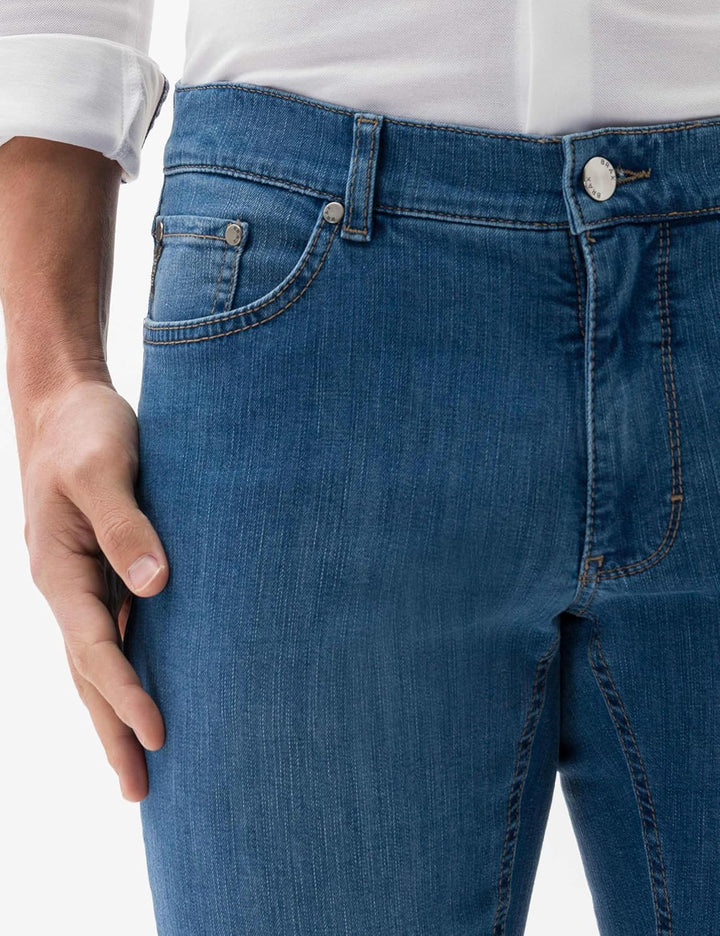 BRAX Herren Style Cooper Denim Masterpiece Jeans 35W / 36L Light Blue, 35W / 36L Light Blue