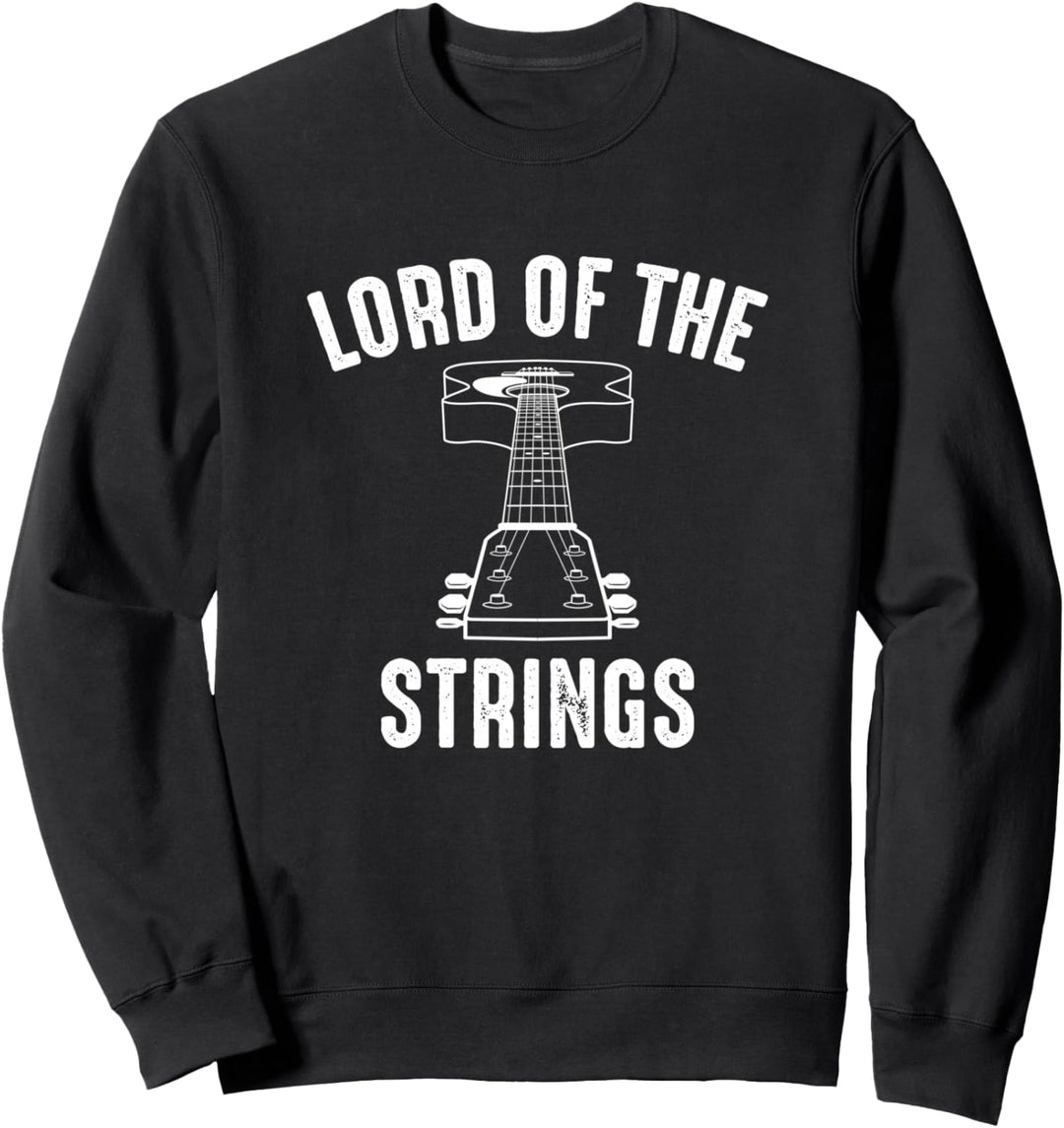 Lord of The Strings - Gitarristen Spruch Gitarre Sweatshirt