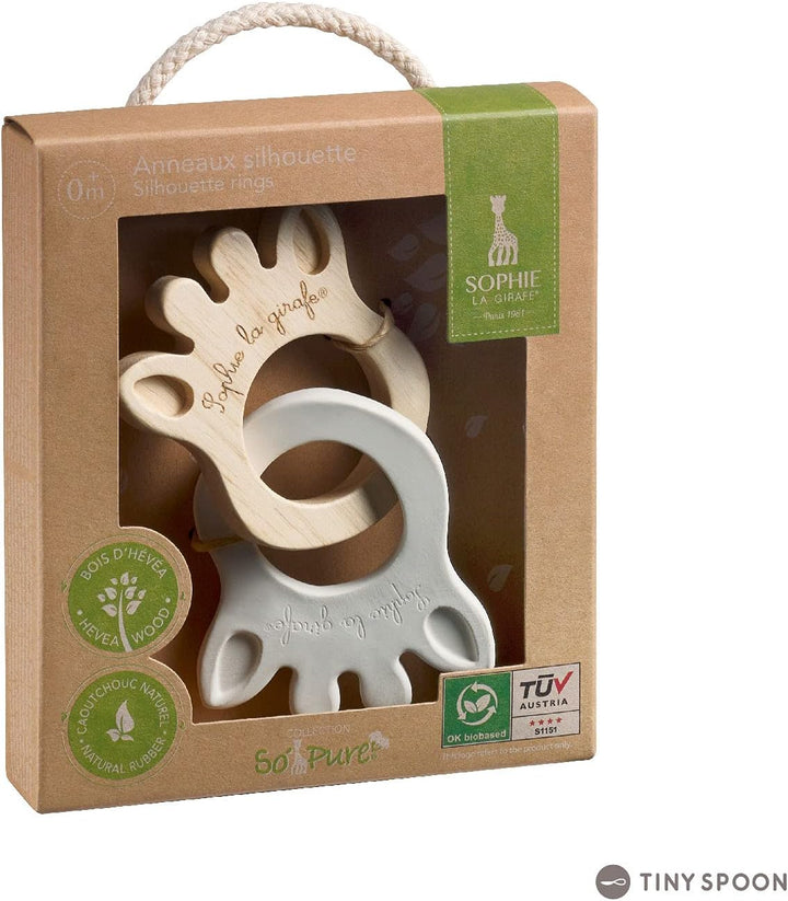 Sophie die Giraffe - Beissring - So'Pure Wood - 1 Stück