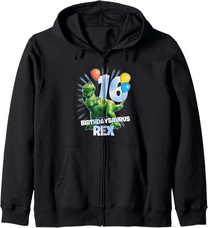 Disney Pixar Toy Story Birthdaysaurus Rex 16th Birthday Kapuzenjacke