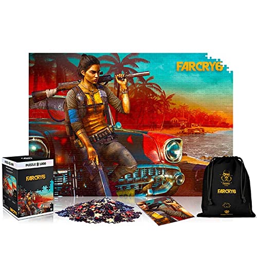 Far Cry 6: Dani | 1000 Teile Puzzle | inklusive Poster und Tasche | 68 x 48 | für Erwachsene und Kin