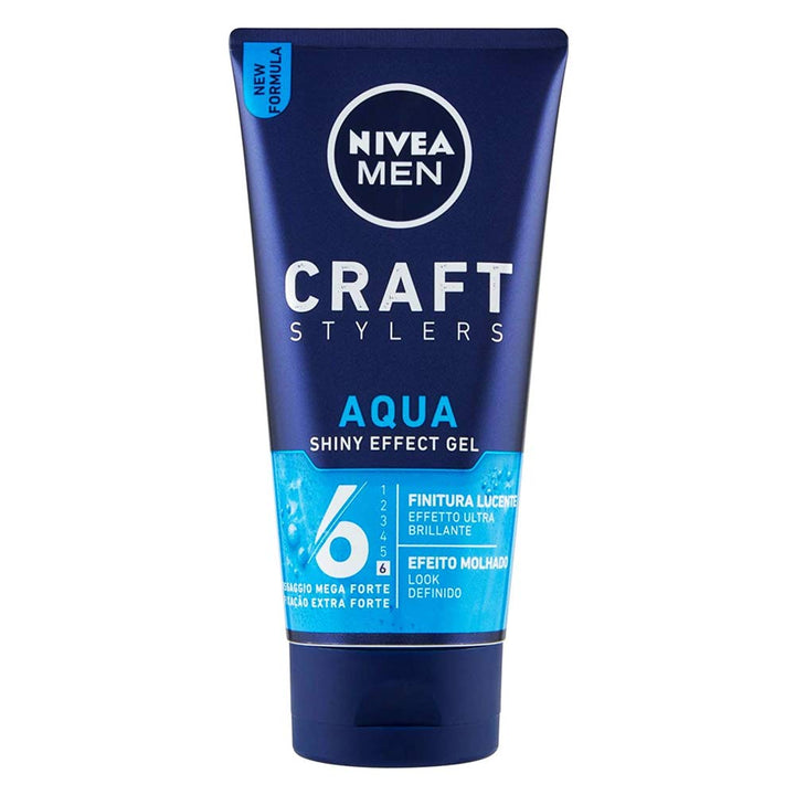 6 Stück Aqua Gel für Wet Look Wet Look Nasseffekt Nivea für Herren