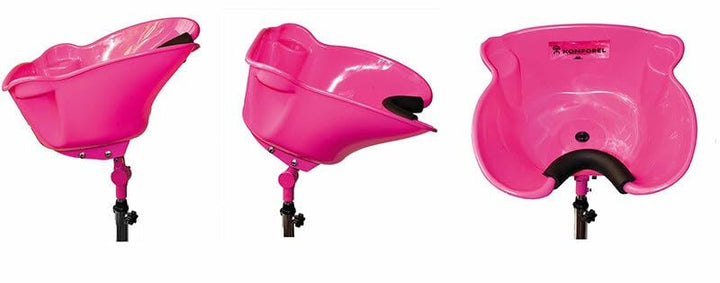 Shophair Becken für Waschbecken, tragbar, Rosa