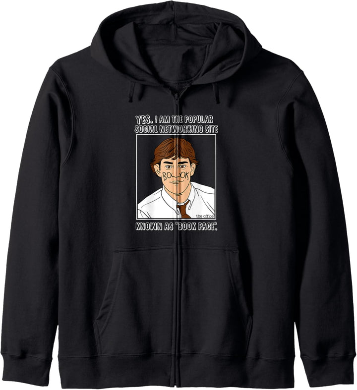 The Office Buchgesicht Jim Kapuzenjacke