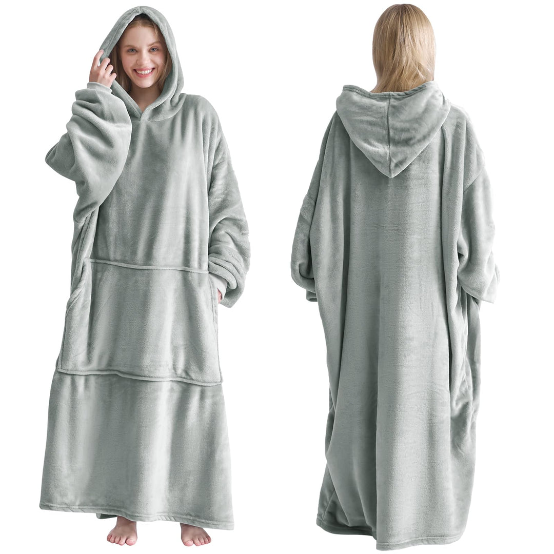 Good Nite Hoodie Decke mit Elastische Hülse Kuschelpullover, Oversize Hoodie Decken Pullover Kuschel