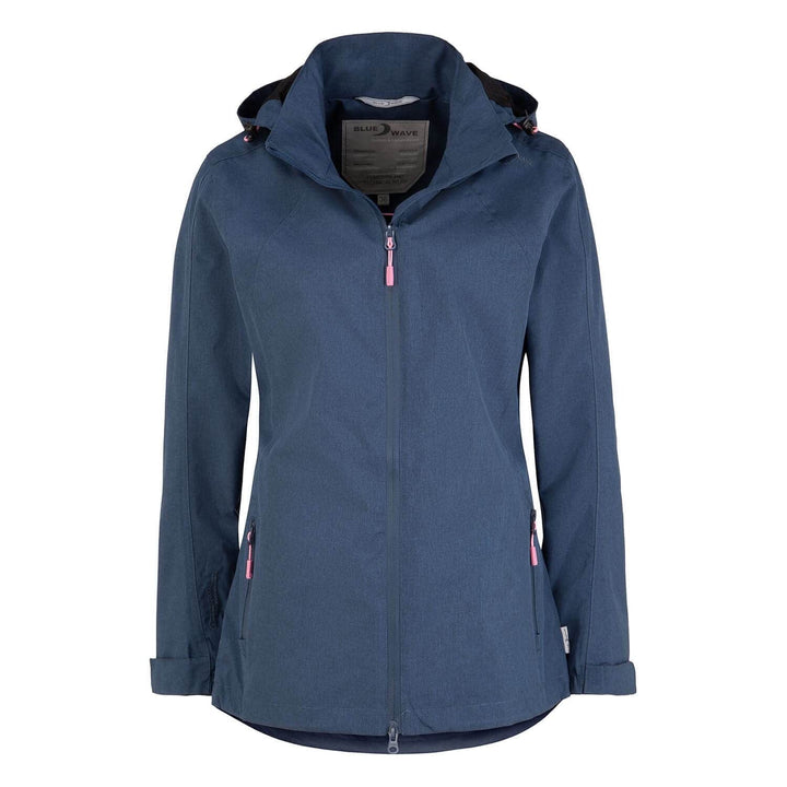Blue Wave Damen Funktionsjacke Hannah - Outdoor-Jacke Regenjacke mit abnehmbarer Kapuze und Mesh-Inn