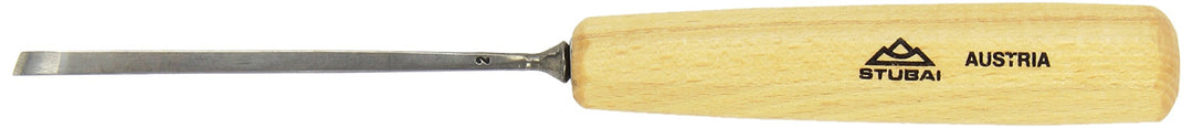 Stubai Stechbeitel Serie 55 - Form 2 : Gerades Balleisen, schräg 4mm - 550204, 4mm