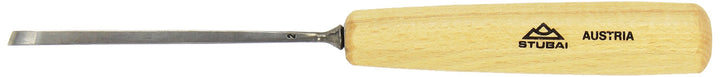 Stubai Stechbeitel Serie 55 - Form 2 : Gerades Balleisen, schräg 4mm - 550204, 4mm