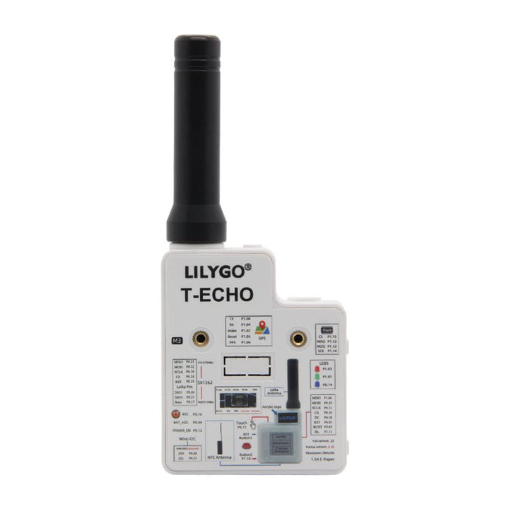 LILYGO T-Echo LoRa SX1262 Funkmodul 868MHz TTGO Meshtastic Development Board NRF52840 GPS RTC NFC BM