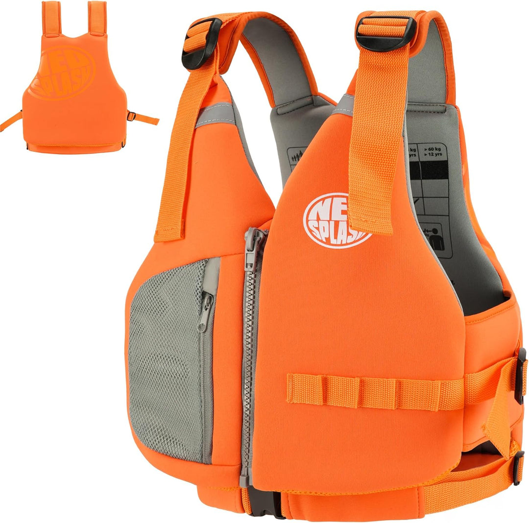 Schwimmlernweste Erwachsene, Schwimmhilfe, Festtoffweste ideal für den Wassersport, Kajak, Bootfahre