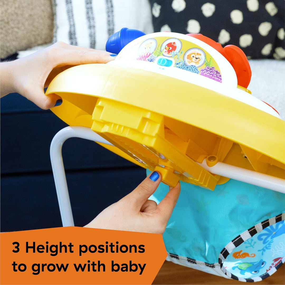Baby Einstein, Ocean Explorers Dive & Discover 3-in-1 U-Boot-Lauflernhilfe, mit abnehmbarem Bodenspi