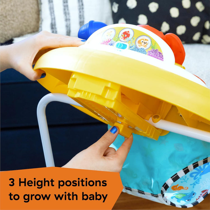 Baby Einstein, Ocean Explorers Dive & Discover 3-in-1 U-Boot-Lauflernhilfe, mit abnehmbarem Bodenspi