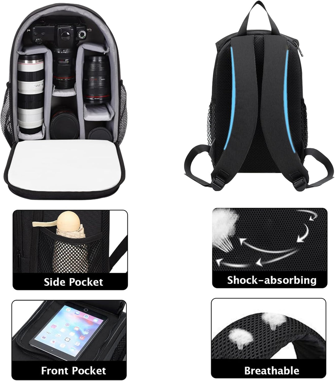 Kamerarucksack Kameratasche Spiegelreflex Klein Leicht Fotorucksack Kamera Rucksack für DSLR SLR und