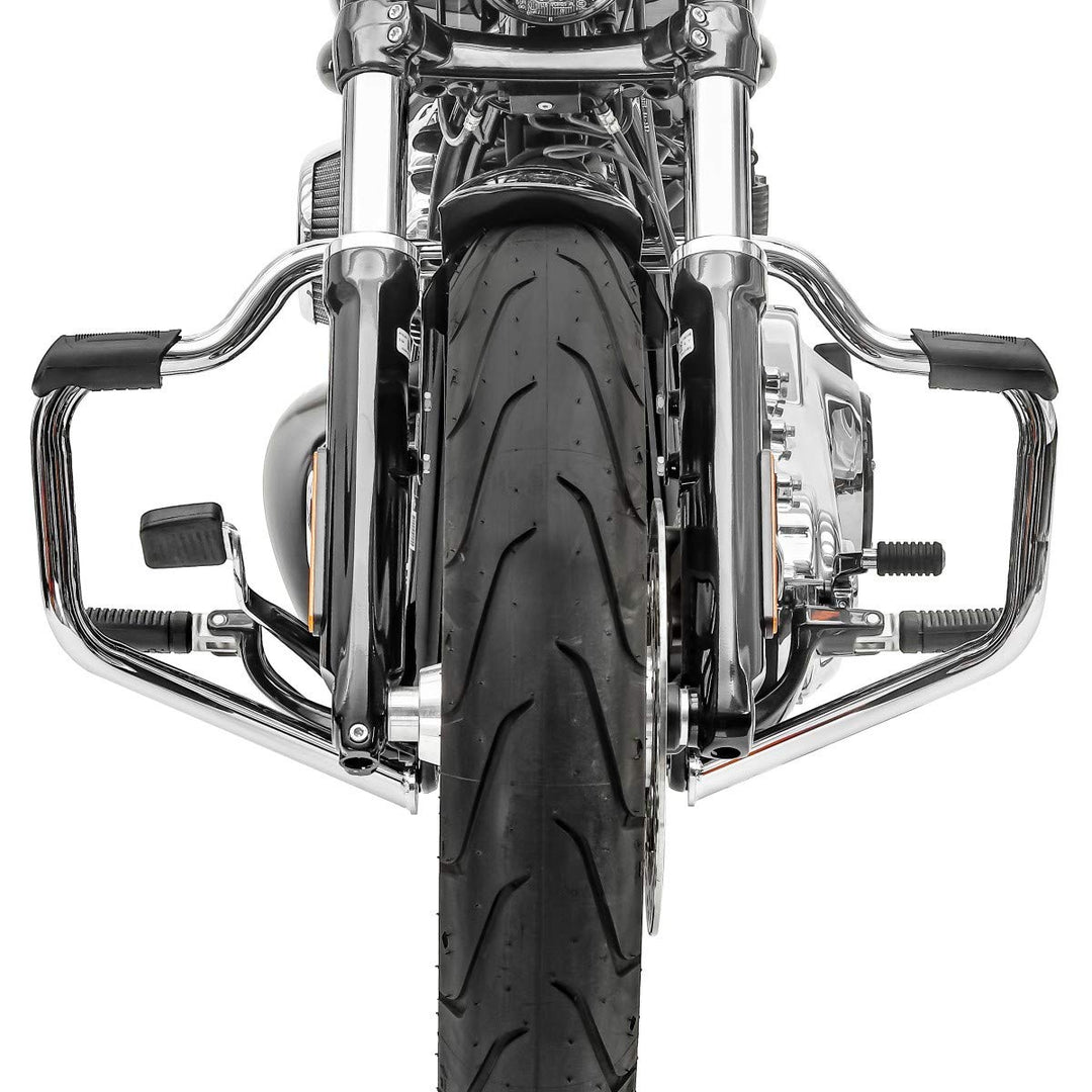 Sturzbügel Mustache für Harley Davidson Fat Boy 114 18-24 Chrome 32mm