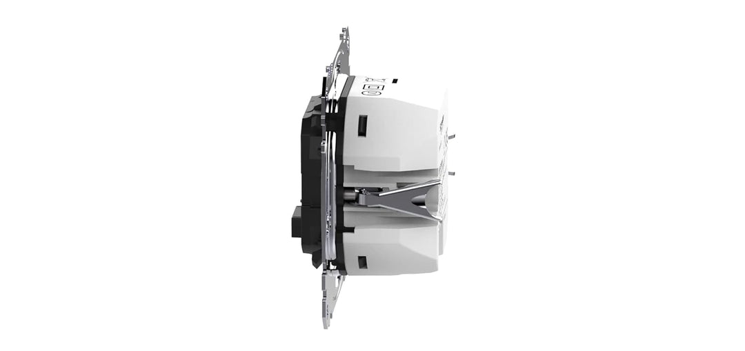 Schneider Electric Merten MEG4366-0120 USB Ladestation-Einsatz Typ A+C mit Power-Delivery-Technologi