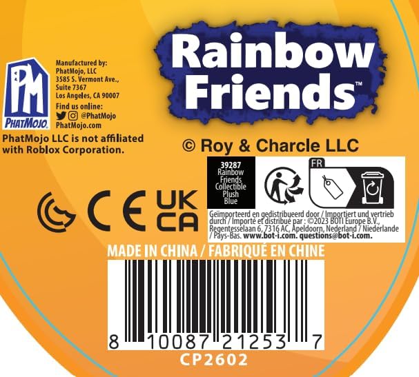 Rainbow Friends - Roblox Collectible Plush - Blue, Blue