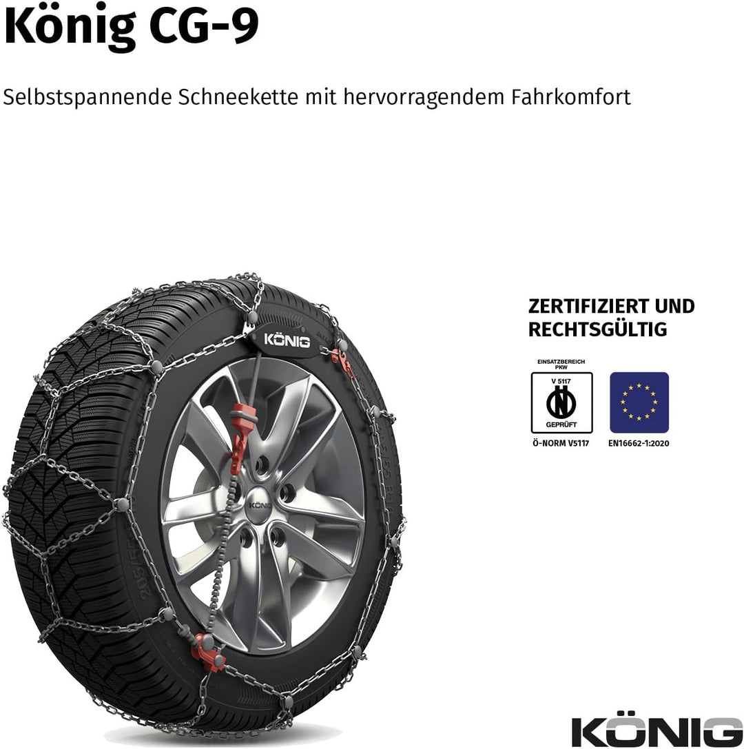 KÖNIG CG-9 105 - Schneeketten, CG-9 105