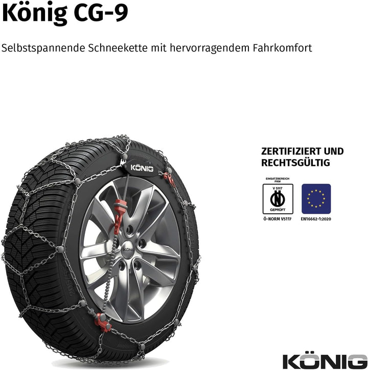 KÖNIG CG-9 105 - Schneeketten, CG-9 105