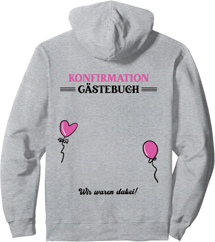 Konfirmation Gästebuch Mädchen Konfirmiert Teenagerin Konfi Pullover Hoodie