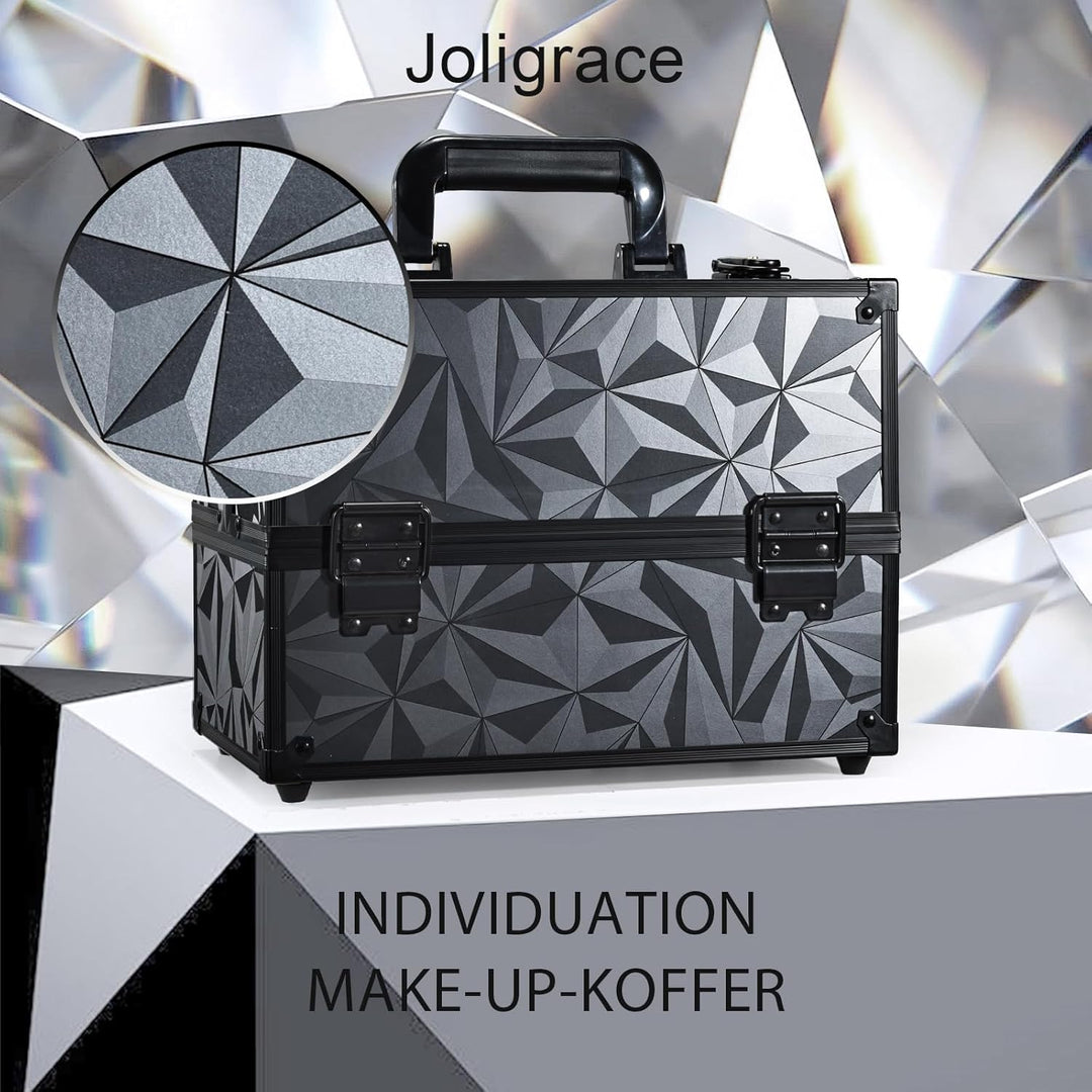Kosmetikkoffer Schminkkoffer, Grosse Kosmetik Make up Organizer Koffer Aufbewahrung Friseurkoffer Al