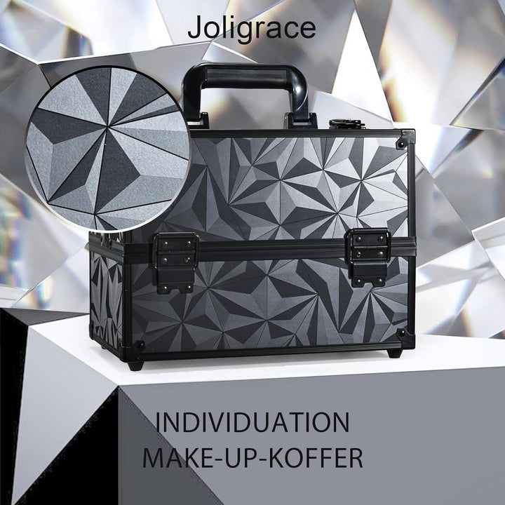 Kosmetikkoffer Schminkkoffer, Grosse Kosmetik Make up Organizer Koffer Aufbewahrung Friseurkoffer Al