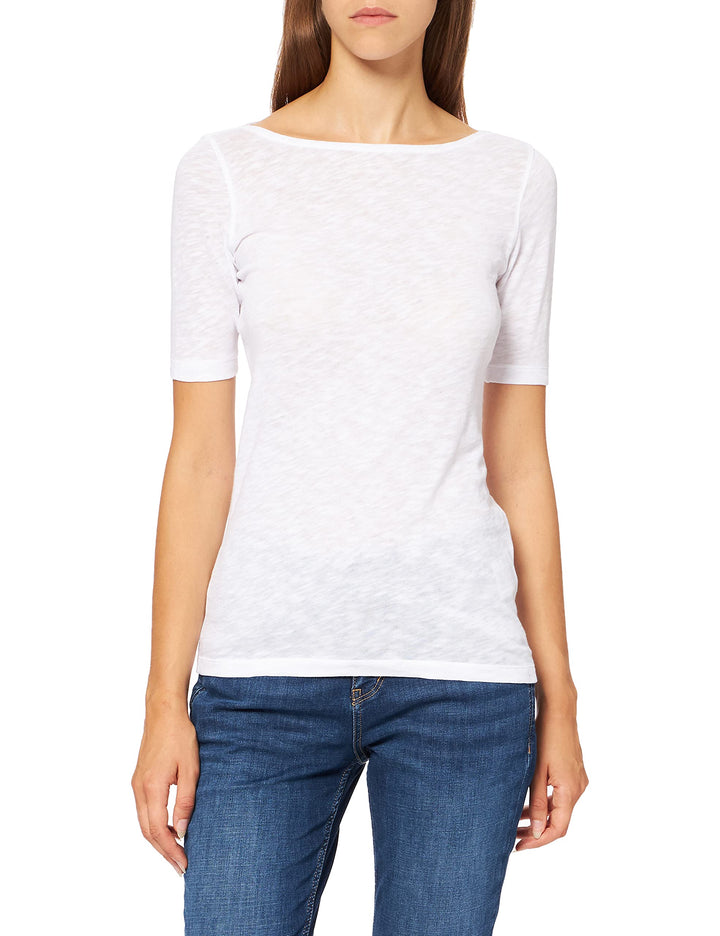 Marc O'Polo Damen 51399 T Shirt S Weiss, S Weiss