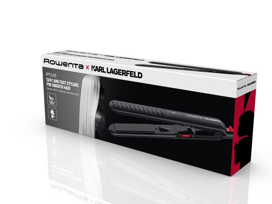 Rowenta Optiliss Ionic SF323L Glätteisen mit Keramikbeschichtung für weiches Haar, 10 Temperaturen b