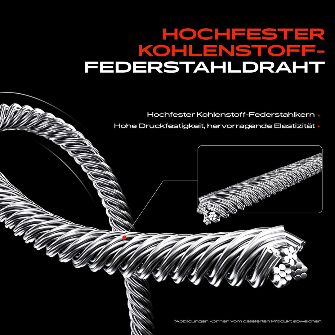 Frankberg 2X Handbremsseile Bremszug Hinten Kompatibel mit 3er E46 316-330 1.6L-3.0L 1998-2005 3er C
