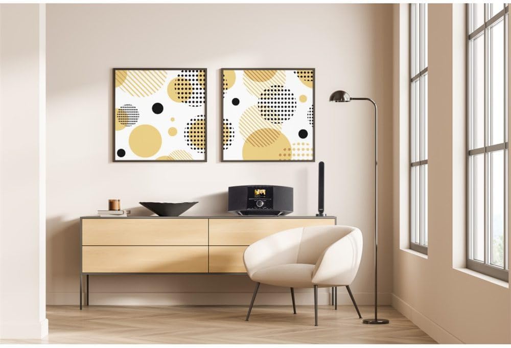 Hama Innenantenne (Antenne für Digitalradio (Dab/Dab+) und analog FM, Verstärkung des aktiven Signal