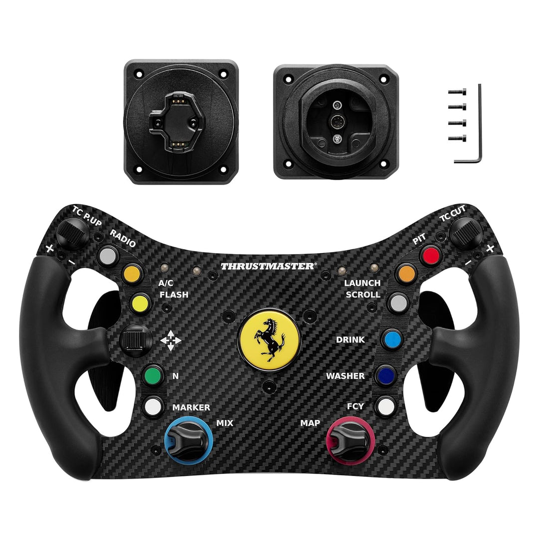 Thrustmaster Ferrari 488 GT3 Wheel Add-On, Rennlenkrad, PC, PS5, PS4, Xbox Series X|S, Xbox One, Off