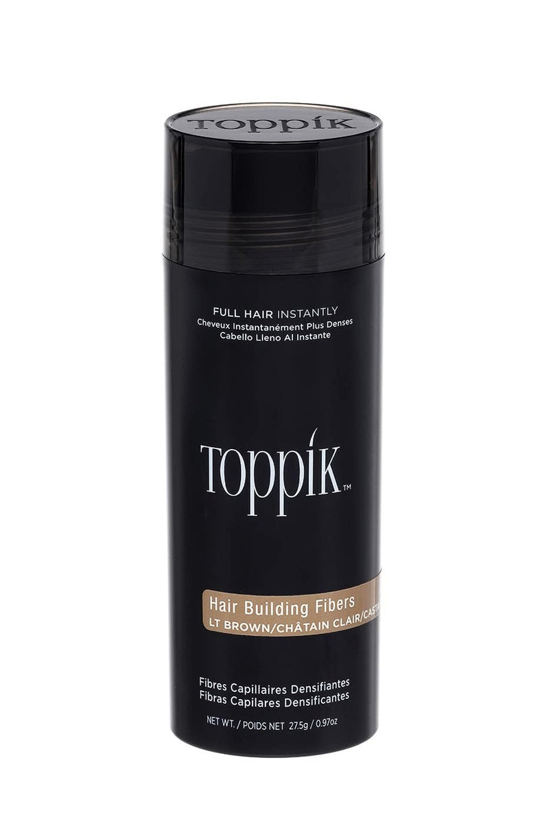 Toppik Haarfasern, Mittelbraun, natürlich gewonnene Fasern aus Keratin für voller aussehendes Haar 2