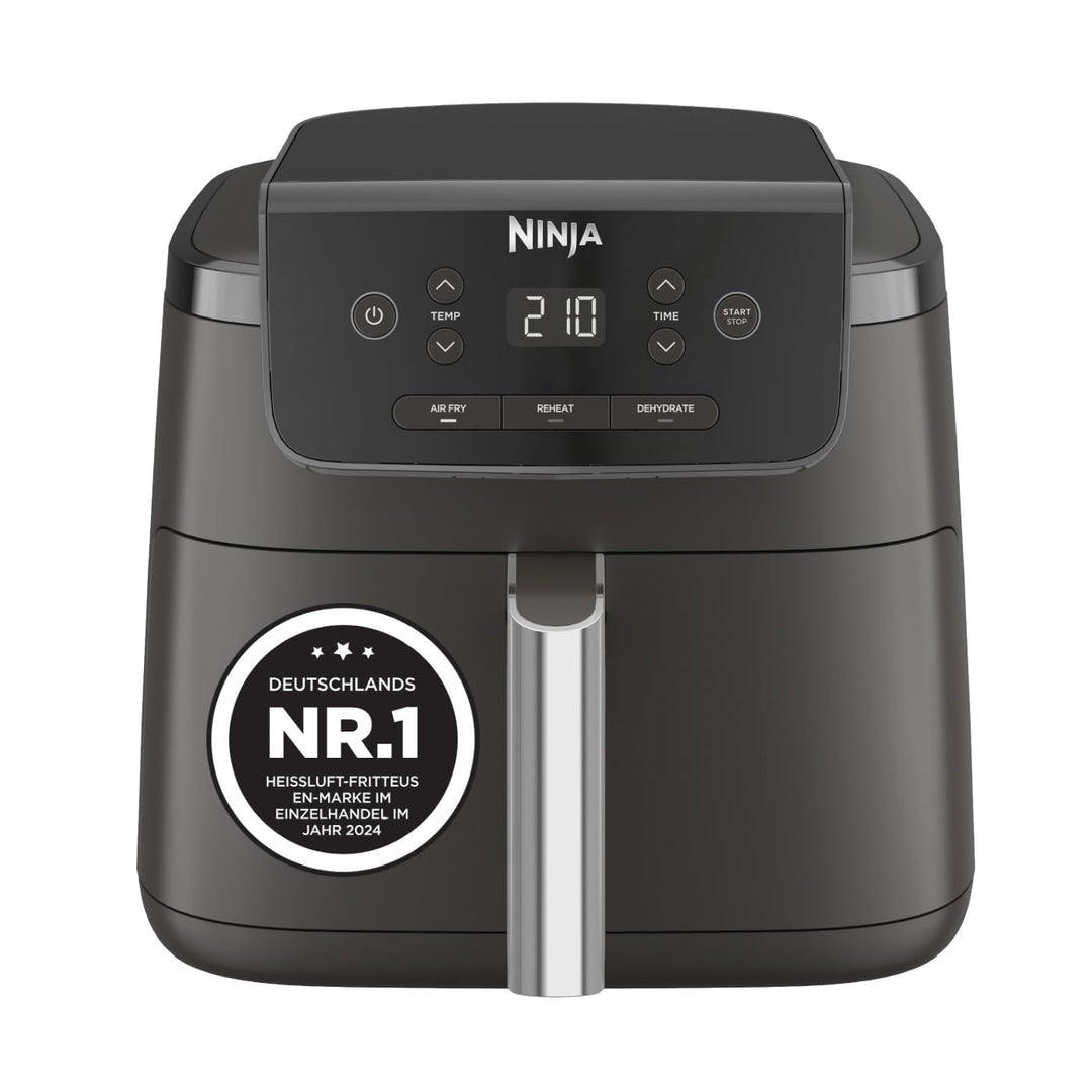 Ninja Luftfritteuse 4,7L 3in1 Luftfritteuse Fritteuse Heissluftfritteuse Heissluftfritteuse 1-2 Port