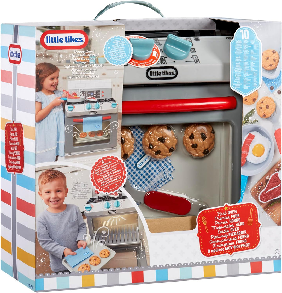 Little Tikes Retro '50s Inspired Oven - Realistisches Spielgerät für Kinder - Spielküche mit 11 Koch