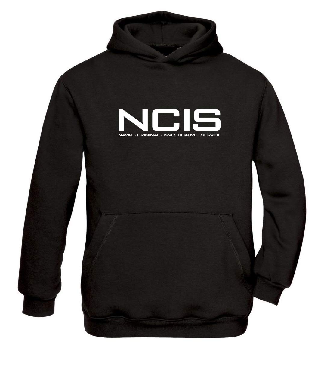 Navy CIS NCIS Hoodie Kapuzenpullover 3XL Schwarz, 3XL Schwarz