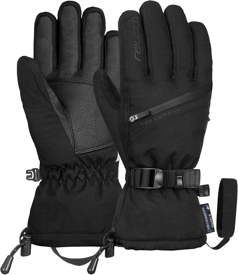 Reusch Damen Handschuhe Demi R-tex Xt Extra Warm, Wasserdicht, Atmungsaktiv 8 Schwarz, 8 Schwarz