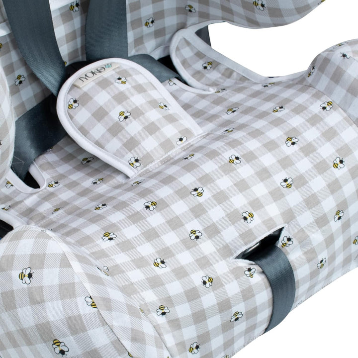 JYOKO Kids Bezug kompatibel mit Klippan Triofix, Century (Picnic Vichy, KLIPPAN Century)