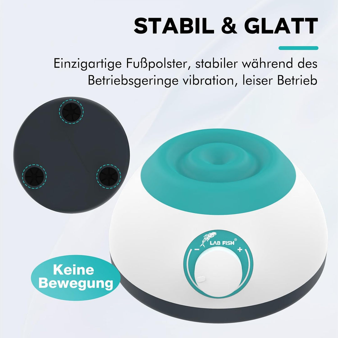LAB FISH VM200S Mini Vortexmischer Farbmixer Modellbau: Rüttler für Lack, Nagellack, Wimpernkleber &amp;