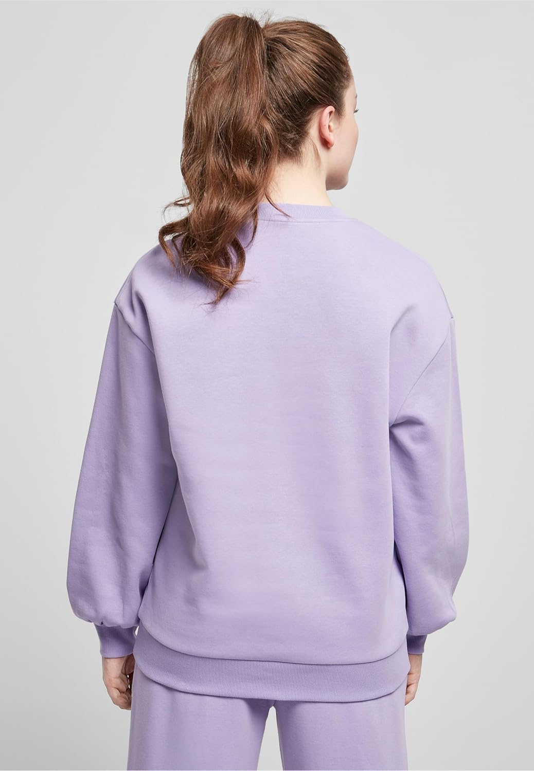 Urban Classics Damen Oversized Sweatshirt aus Bio-Baumwolle, Crew Neck Pullover aus Organic Cotton,